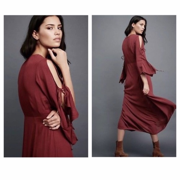 Endless Summer Boho Dress Rust - Picture 3 of 3